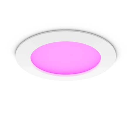 LED panelové zapuštěné svítidlo 12W 1500lm IP44 bílé a barevné ambiance RGB + TW White Smart SMART Zigbee Bluetooth Slim Downlights Philips HUE
