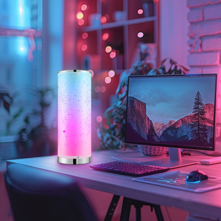 LED stolní lampa 5W 400lm 3000K RGBW 360° bílá stmívatelná Stella Sanico Goldlux