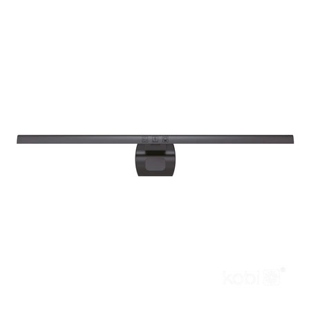 LED světlo pro monitor 5W 230lm CCT 270° dobíjecí černé LUME-IQ Kobi