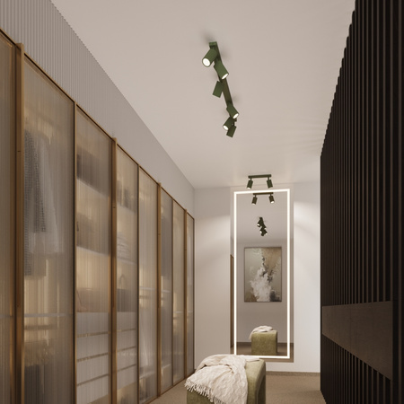 Nástěnné svítidlo Reflektor Tuba Spot GU10 Olive Carbon Deep Space SL.1616 Sollux