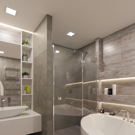 LED panel Zapuštěné vestavné svítidlo 18W 2200lm 4000K neutrální bílá Videx