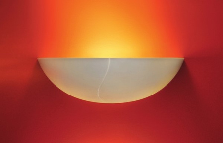 Lampa Sádrové svítidlo. nástěnné svítidlo. dekorativní FALA 1xE14 bílá GOLDLUX (Polux)