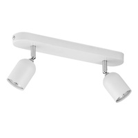 TOP WHITE Spot Bílo-stříbrné klasické stropní svítidlo 2xGU10 4412 TK Lighting
