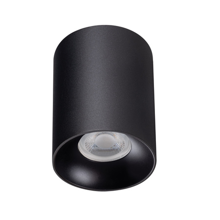 Stropní svítidlo Spot Tuba LED Halogen GU10 Round Black Riti Kanlux