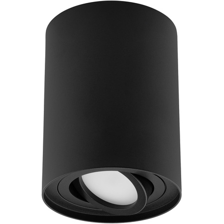 Povrchová montáž HALOGEN Spot Tuba Movable AMAT-XL GU10 Round 125mm BLACK LUMILED