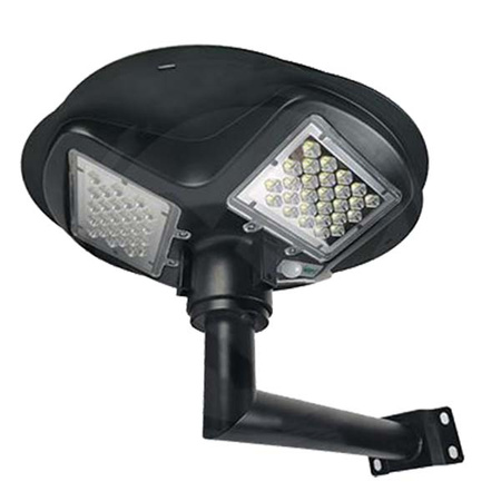 Pouliční lampa LED solární lucerna 150W IP65 mikrovlnný pohybový senzor + dálkový ovladač + držák