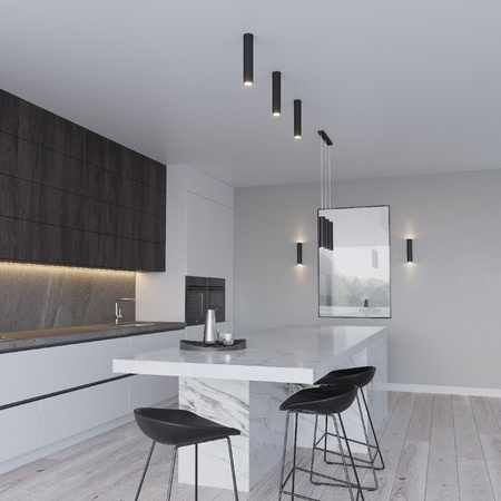 LED závěsné stropní svítidlo LAGOS 3P 3xGU10 černé SOLLUX