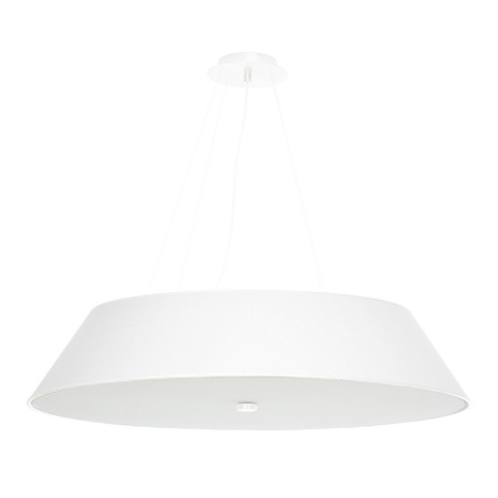 LED závěsné stropní svítidlo VEGA 5xE27 Lustr 70 cm bílý SOLLUX