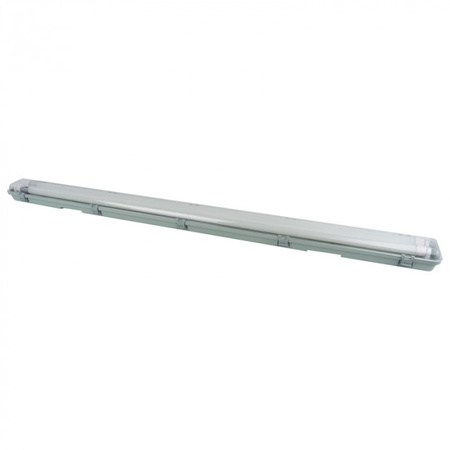 Hermetické svítidlo 120cm IP65 + 2x LED zářivka T8 G13 18W 4000K neutrální bílá Ecolight