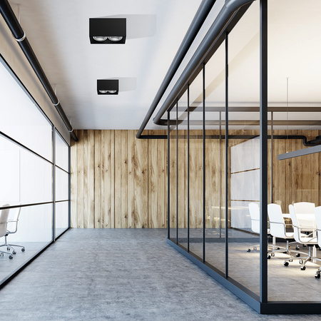 GROOVE 9316 Nowodvorski stropní svítidlo černé 2xGU10 Bodové povrchové moderní