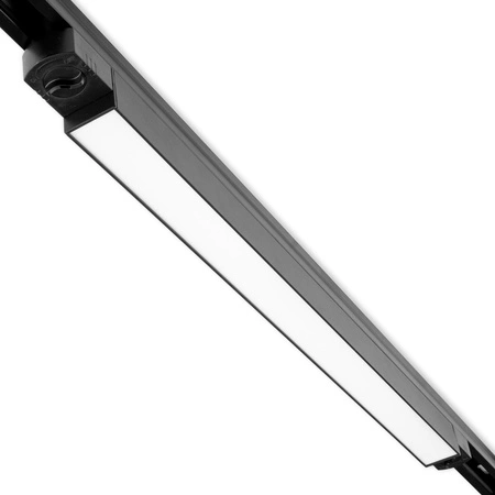 LED páskové světlo Hliníkový pásek 1fázový 30W 1200lm 4000K černý