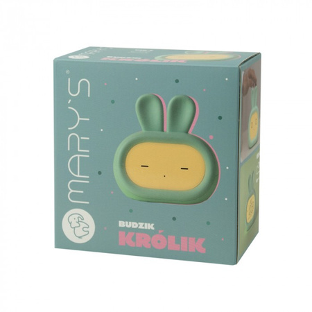 Dětský elektronický budík zelený USB dobíjecí 1200mAh MARY'S KINGDOM