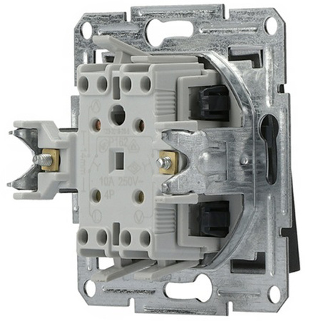 Roletový spínač bez rámečku. dvojitý Asfora Anthracite