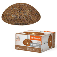 Dekorativní E27 závěsné stropní svítidlo béžové barvy Dekor Ledvance