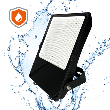 Venkovní LED reflektory Zahrada 500W 77500lm 4000K Neutrální Stmívatelné 60° IP66 IK08 Černá US Kobi