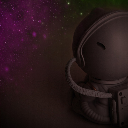 Dětská dekorativní noční lampa Astronaut s hvězdou LED 5W RGB 170° vypínač Bílá Masterled