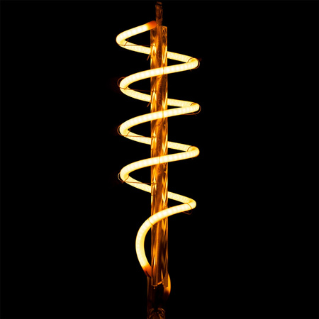 3x Dekorativní Kulatá Žárovka LED E27, G95 6W = 50W 420lm 2200K Teplá bílá 360° Filament Globe Smokey LUMILED