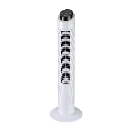 Sloupový ventilátor Trubkový Cirkulátor vzduchu Stojací ventilátor Bílý 83cm 50W displej + dálkové ovládání