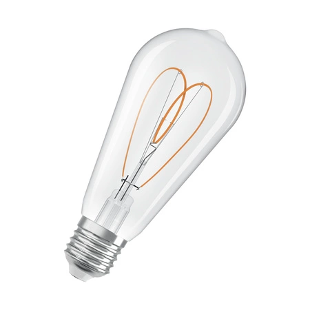 Dekorativní LED žárovka ST64 Edison E27 7,2W = 60W 806lm 2700K teplá bílá CRI90 300° Dimmable Vintage 1906 Osram