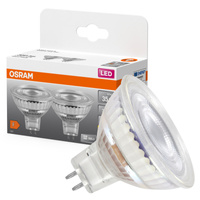 2x LED žárovka MR16 Reflector GU5.3.3W = 35W 345lm 2700K Warm 12V 36° STAR Osram