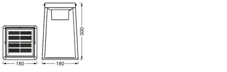 Zahradní lampa Inteligentní solární RGB+W IP44 SMART+ BLUETOOTH LEDVANCE Geometric