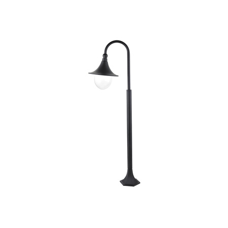 LED venkovní zahradní svítidlo KONSTANZ E27 IP44 tyč 120cm černá RABALUX