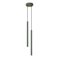 Stropní závěsné svítidlo Tuba Spot 2x G9 Olive Pastelo Ocean Green SL.1519 Sollux