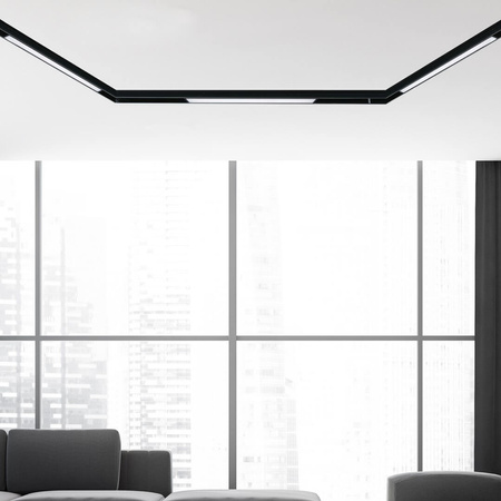 LED Line Rail Light 10W 4000K pro MAGNETIC TRACK Milagro Black