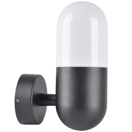 Venkovní nástěnné svítidlo HORTEN 1x E27 GOLDLUX (Polux) Black 314147