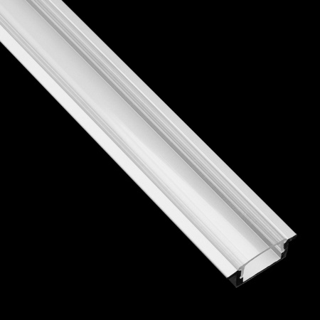 Zapuštěný Hliníkový Profil pro LED KM39, Stříbrný 1m LUMILED