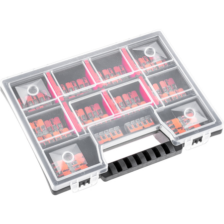 Rychlospojky WAGO Instalační konektory Sada 60 kusů - 25x 221 2x4mm + 25x 3x4mm + 10x 5x4mm