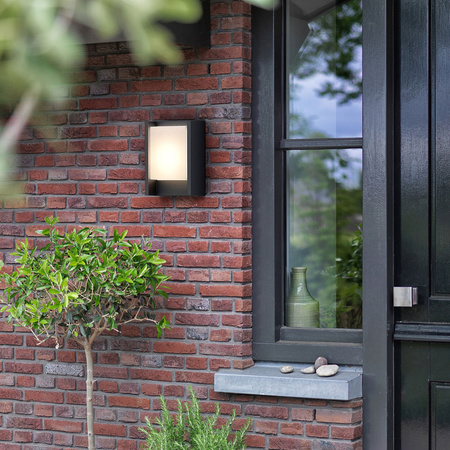 Zahradní lampa LED nástěnná lampa ARBOR myGarden 3.8W 3000K IP44 obdélníková antracitová PHILIPS