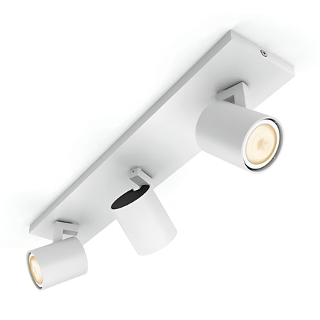 LED Spot Runner White 3x 4,2W CCT PHILIPS HUE Bluetooth Zigbee stropní světlo + stmívač
