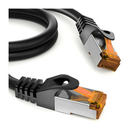 Stíněný kabel LAN 5 m S/FTP CAT. 6a Síťový kabel RJ45 Internet LIBOX