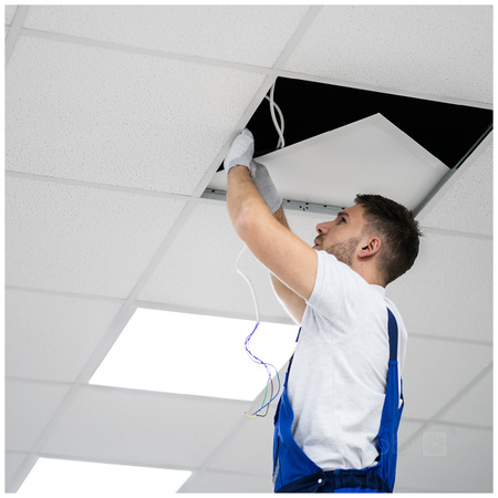 Povrchový panel LED 36W 4320lm 4000K 120° neutrální kazetová bílá 60x60cm Nelio Kobi