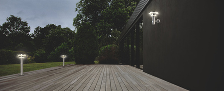 Solární zahradní nástěnná lampa LED fasádní lampa 6W ENDURA STYLE LEDVANCE