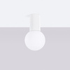 Koupelnové stropní svítidlo G9 Round White Modern Matte IP44 Halo Sollux