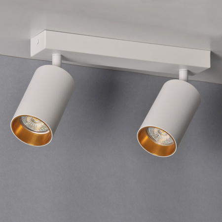 Páskové svítidlo Stropní a nástěnné LED svítidlo 2 x GU10 MARIBEL White GOLDLUX (Polux)