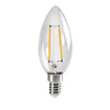 LED žárovka E14 Edison C35 2,5W = 25W 250lm 2700K teplá bílá Clear XLED Filament Kanlux