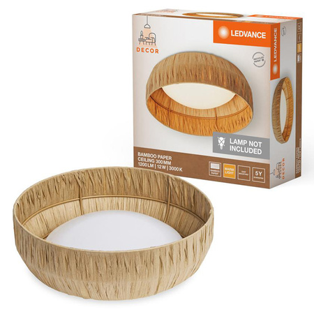 Plafond LED stropní svítidlo 12W 400lm 3000K teplá hnědá 30cm Dekor Ledvance