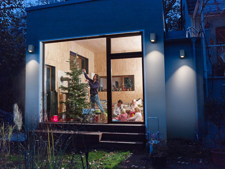 Nástěnné svítidlo fasádní ENDURA Classic Cube Adjustable Wall Silver LEDVANCE