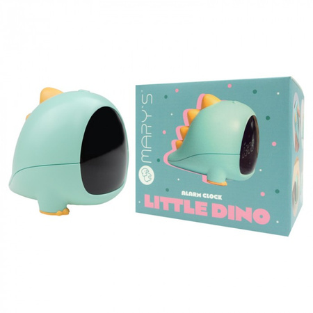 Dětský elektronický budík zelený USB dobíjecí 1200mAh DINO MARY'S