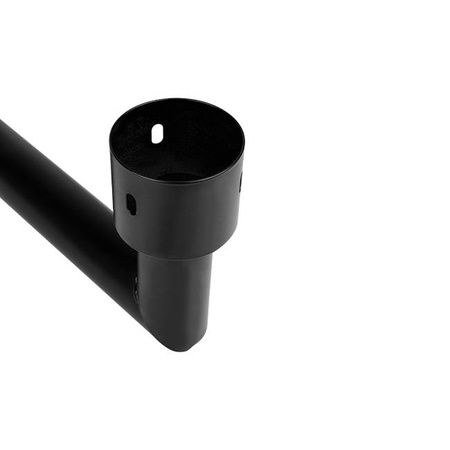 Držák pouliční lampy SOLAR 40CM trubka ?75 mm černá