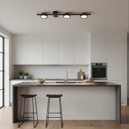 OVILO stropní svítidlo LED halogenové svítidlo 3x GX53 Bodové nástěnné svítidlo Reflektor LUMILED