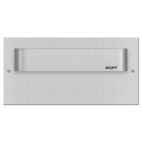 LED schodišťové svítidlo 1.6W modré 10V DC IP20 hliníkové TANGO MAX SHORT Skoff