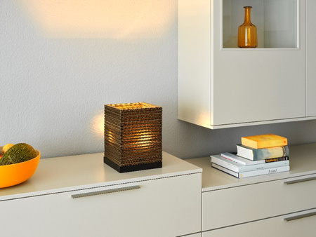 Stolní lampa Stolní svítidlo Stojací dekorativní E27 Hnědá USB-C Dekor Ledvance