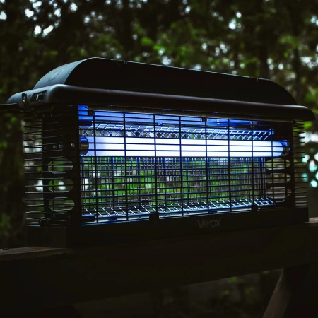 Insekticidní lampa Elektrická past UV 120m2 30W na mouchy Komáři Hmyz VAYOX