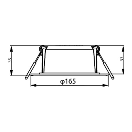 LED panel Zapuštěné vestavné svítidlo MESON 16,5W 4000K 16,5cm Kulaté stropní svítidlo PHILIPS