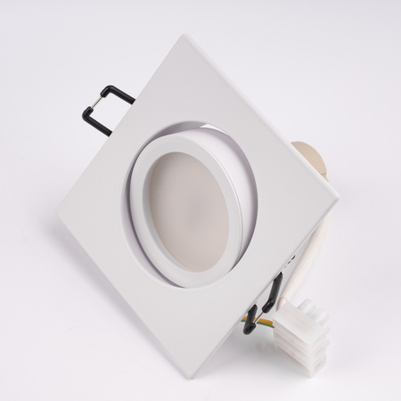 TRIX 3v1 GU10 6W 4000K WHITE MAT LUMILED čtvercové halogenové svítidlo pro zapuštěnou montáž