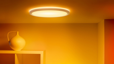 Plafond LED světlo pro povrchovou montáž 22W CCT + RGB White SMART WiFi WiZ